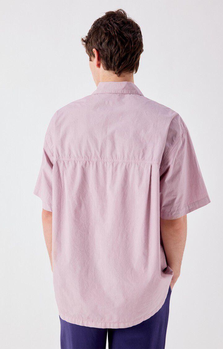 American Vintage Kurzarmhemd Shirt Hemd Herren helllila